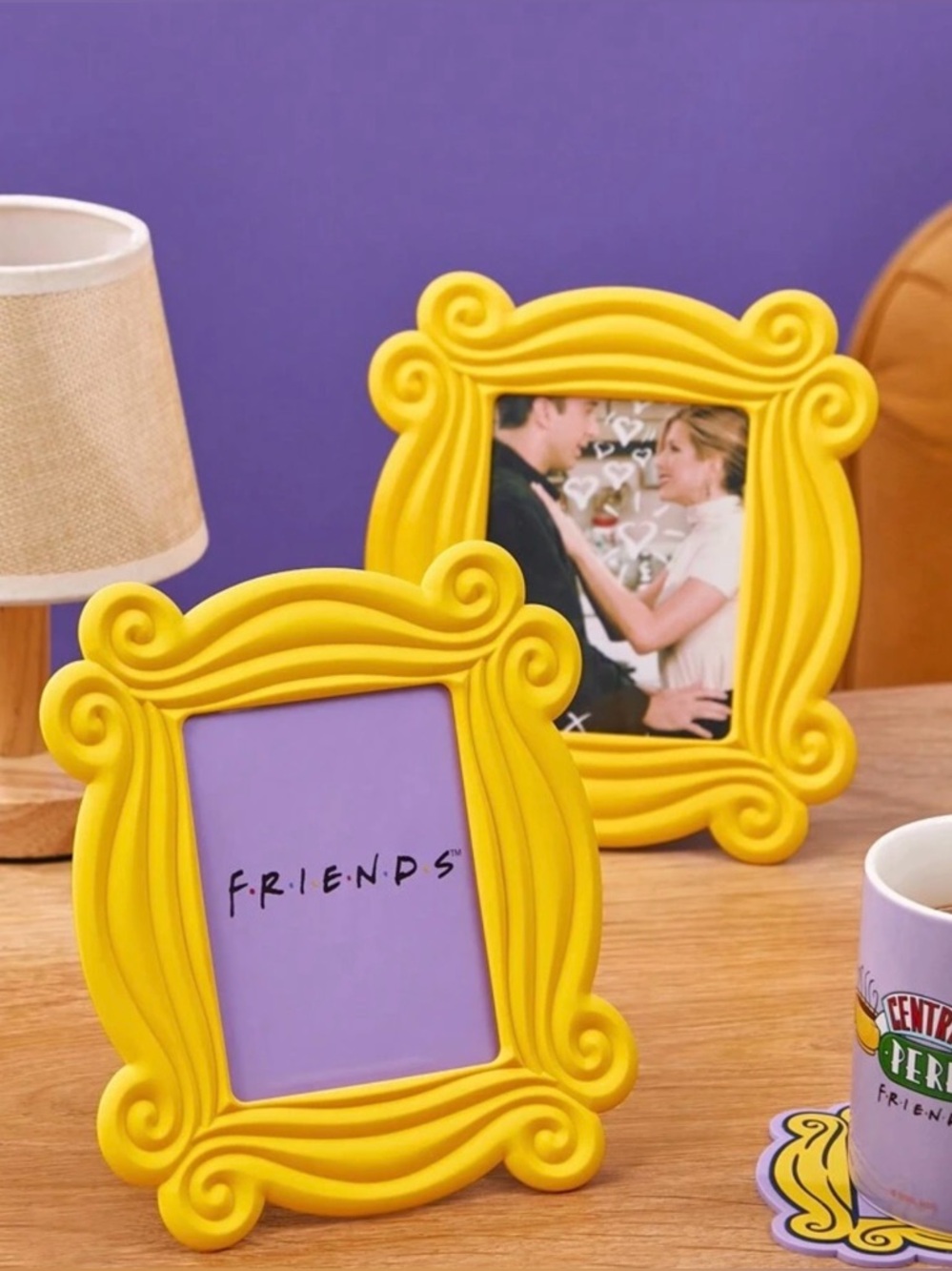 FRIENDS Bright Yellow Curly Photo Frame